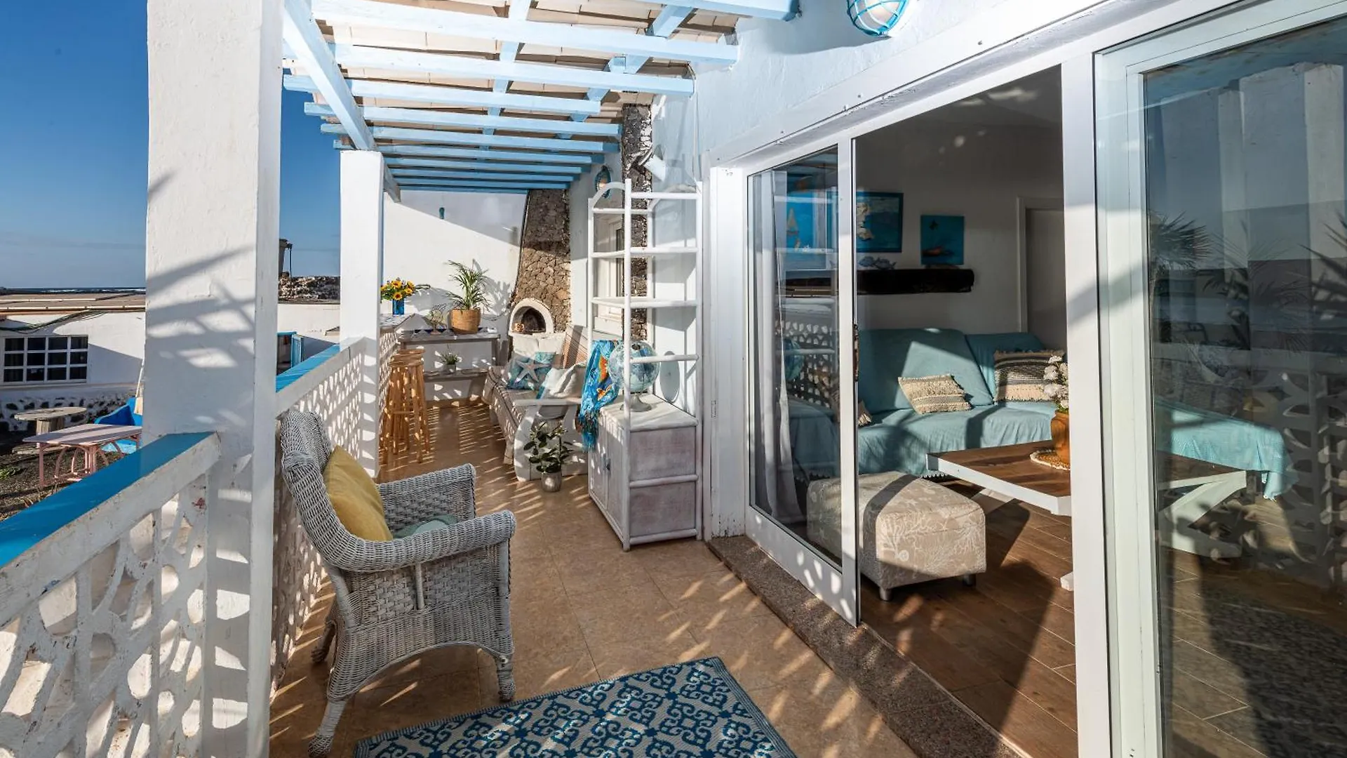 Beachfront Two Bedrooms House Casa Toral Majanicho Holiday home