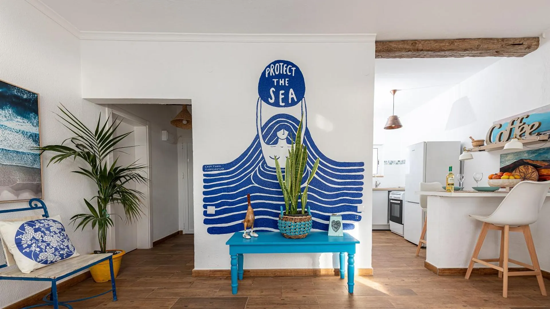 Beachfront Two Bedrooms House Casa Toral Majanicho Holiday home